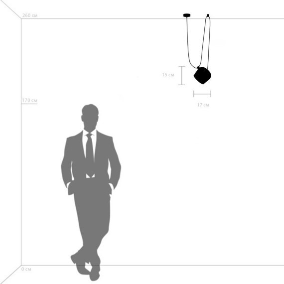 Подвесной светильник с 1 плафоном Lightstar 727113 Omega под лампу 1xE27 40W