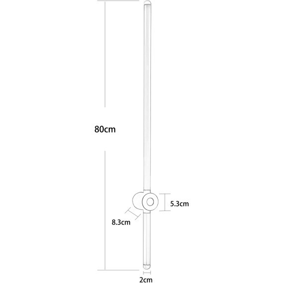 Уличный настенный светодиодный светильник IP65 18Вт 1080лм 3000К Arte Lamp ATMOS A3616AL-1BK