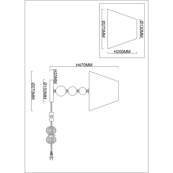 Светильник настольный Stilfort 1042/09/01T серия Nifty