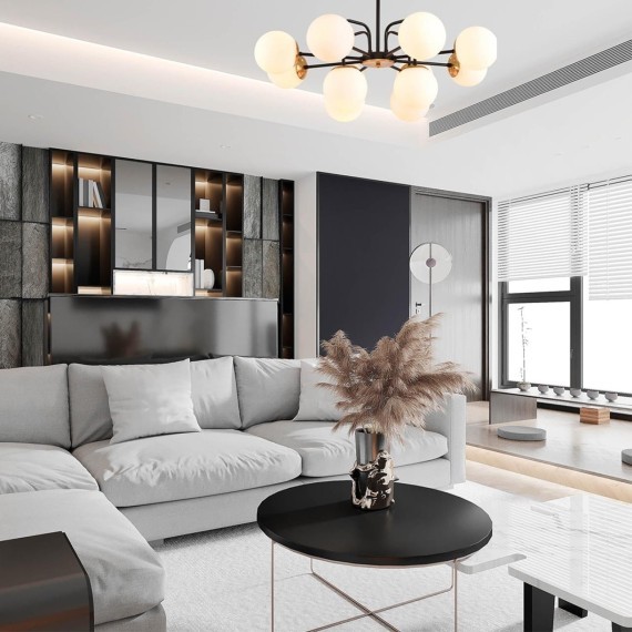 Люстра потолочная E27 12*60W 220V ELRONA 8375/12C