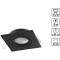 371020 Черный встраиваемый квадратный светильник с поворотным плафоном под лампу GU10 50W 220-240V IP20 Novotech MORUS