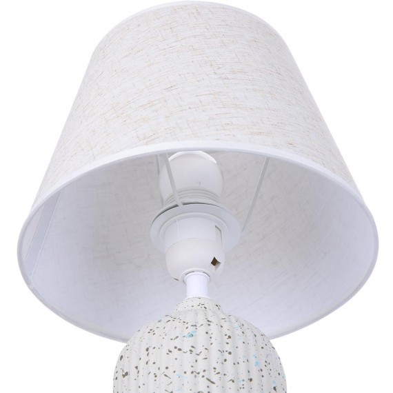 8217/1T CLASSI LN25 бежевый, керамика/текстиль Настольная лампа Е27 1*60W 220V FANNA