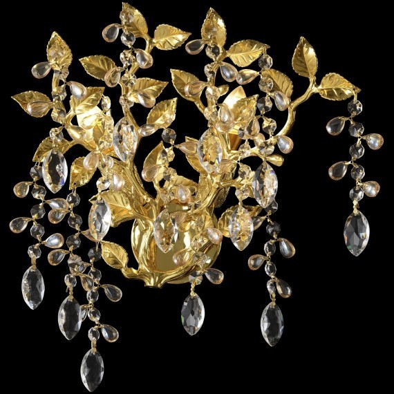 Бра Crystal Lux EDEN AP2 GOLD