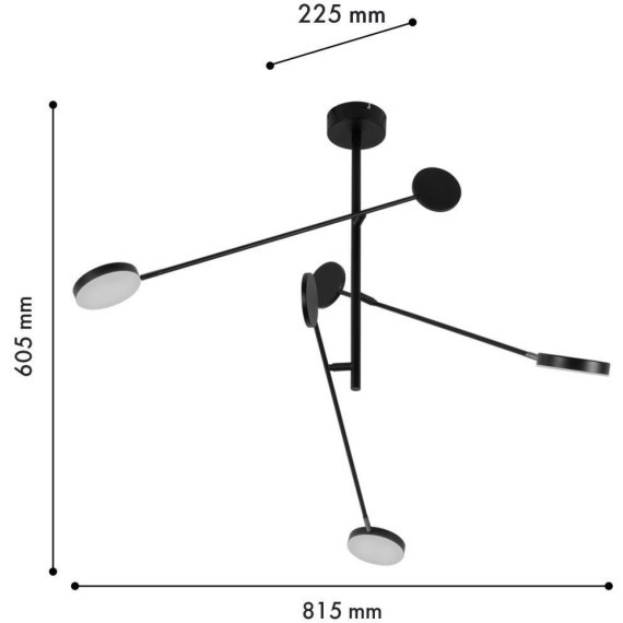 Потолочная люстра Vorago 4572-3C