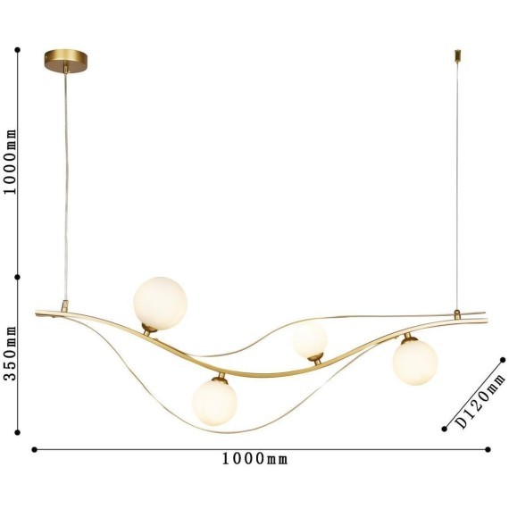 Подвесной светильник Carina 4059-4P