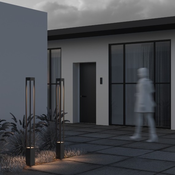 Уличный наземный светильник Maytoni O424FL-L20GF Elbe IP65 светодиодный LED 20W