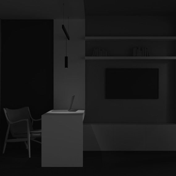 TR041-4-12W3K-M-DS-B Трековый магнитный SMART (App, Bluetooth Mesh, Алиса) светодиодный светильник Maytoni Exility CRI90+ 2700-6000К 900Лм 36° 12Вт