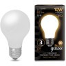 102202110 Лампа Gauss LED Filament A60 OPAL E27 10W 820lm 2700К 1/10/40