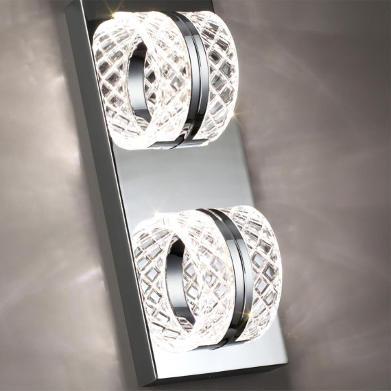 5029/8WL L-VISION ODL24 хром/металл/акрил Бра LED 8W 4000K 415лм MIRAGE