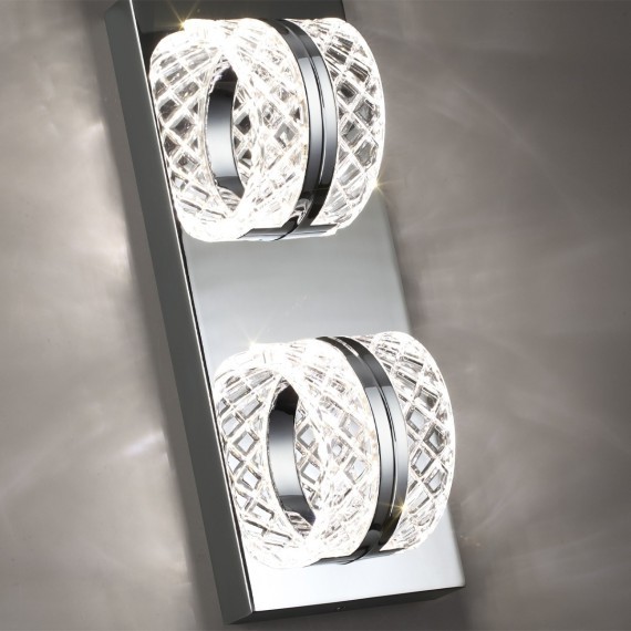 5029/8WL L-VISION ODL24 хром/металл/акрил Бра LED 8W 4000K 415лм MIRAGE