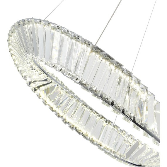 SL6204.101.01 Светильник подвесной ST-Luce Хром/Прозрачный LED 1*32W 4000K RITORTO