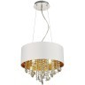 SL1350.503.04 Светильник подвесной ST-Luce Хром/Белый, Золотистый, Прозрачный E14 4*40W LACCHIA