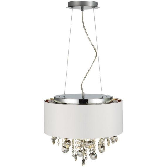 SL1350.503.04 Светильник подвесной ST-Luce Хром/Белый, Золотистый, Прозрачный E14 4*40W LACCHIA