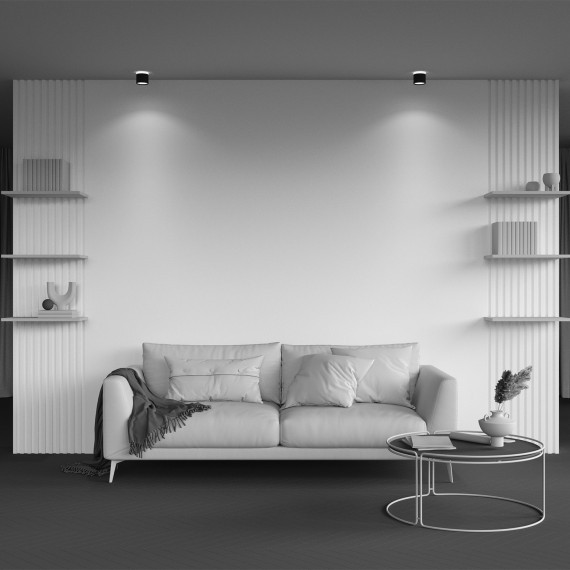 Потолочный светильник Maytoni Pauline GX53 12Вт C120CL-GX53-B