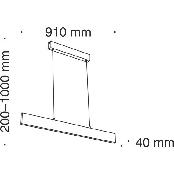 Подвесной светильник светодиодный Step P010PL-L23G4K