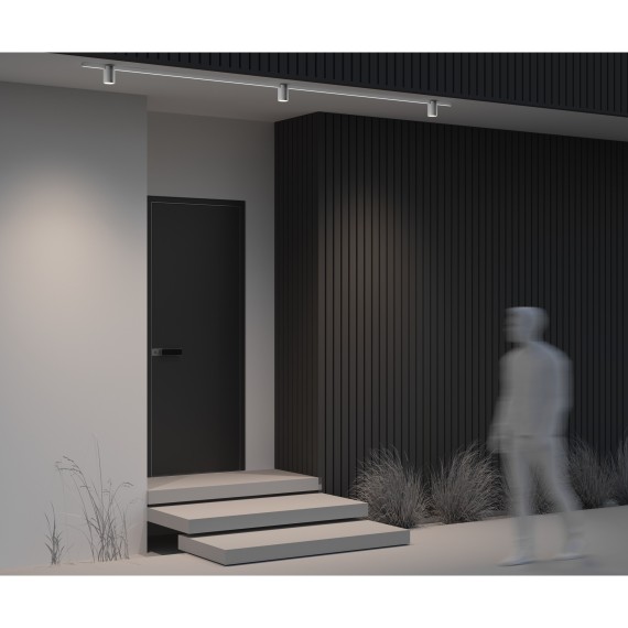 Уличный трековый светильник Maytoni Alfa Elasity IP 3000K 16Вт 38° Ra90 Lm1000 O-TR01-2-S-16WW3K