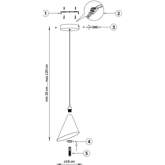Подвес Cone GW Lightstar 757006
