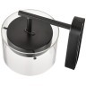 8232/1W COMFI черный/прозрачный, металл/стекло Бра LED GX70 1*10W 220V NATALINA