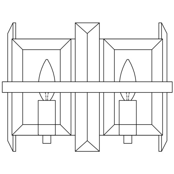 Настенный светильник (бра) Maytoni MOD201WL-02N