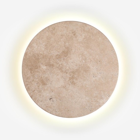 6625/15WL HIGHTECH ODL24 бежевый/металл/травертин Настенный светильник IP20 LED 15W 3000K 220V TRAVERTINO