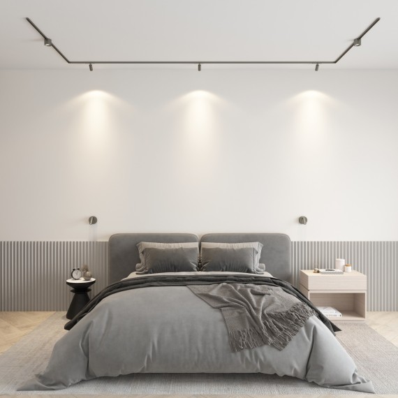 DK5741-DN Трековый магнитный светодиодный светильник Denkirs Shine 48V CRI90+ 3000К 770Лм 36° 10Вт