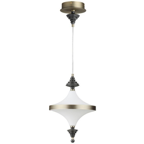 5404/23L L-VISION ODL_EX25 97 бронзов.брашированн./черный/стекло/керамика Подвес LED 23W 3000K ULA