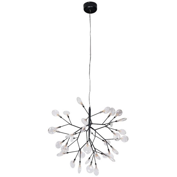 Светильник подвесной Crystal Lux EVITA SP36 BLACK/TRANSPARENT