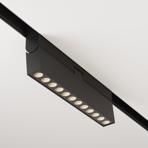 TR033-2-12W3K-B Трековый магнитный светодиодный светильник Maytoni Exility CRI90+ 3000К 840Лм 36° 12Вт