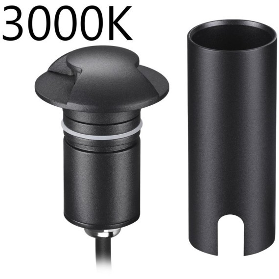 Встраиваемый грунтовый светильник IP67 LED 3W 3000K 12V/24V Odeon Light WALD (нужен драйвер 357781/357782) 6662/2GL3