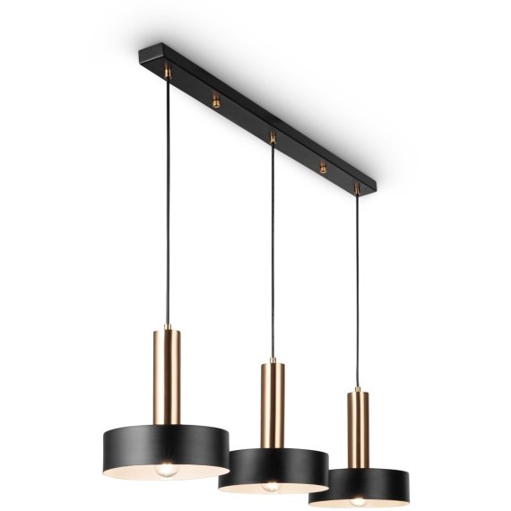 Подвесной светильник с 3 лампами Freya FR4008PL-03BBS Izza под лампы 3xE27 40W