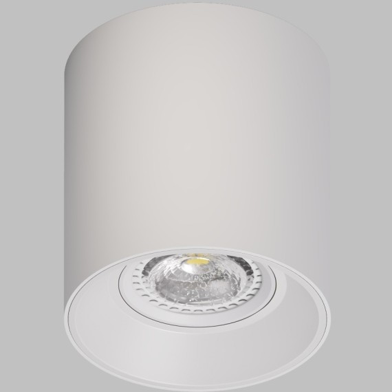 DK3040-WH Светильник накладной max 10 Вт GU5.3 белый пластик