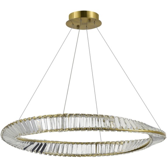 SL6204.311.01 Светильник подвесной ST-Luce Латунь/Прозрачный LED 1*45W 4000K RITORTO