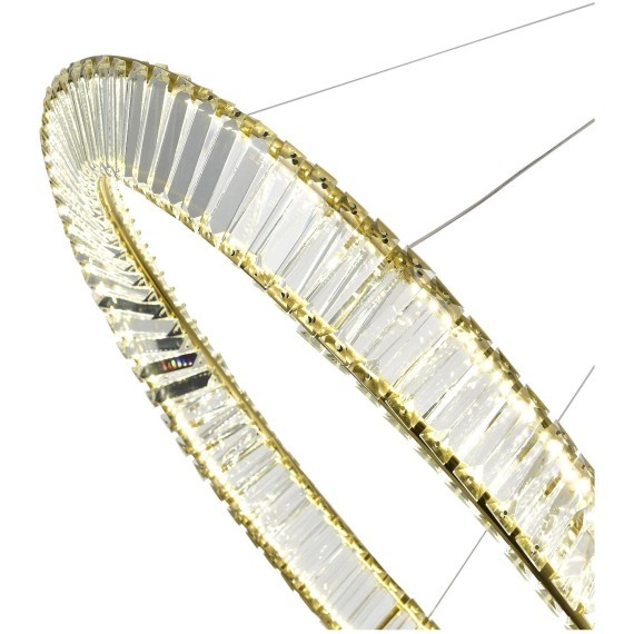 SL6204.311.01 Светильник подвесной ST-Luce Латунь/Прозрачный LED 1*45W 4000K RITORTO