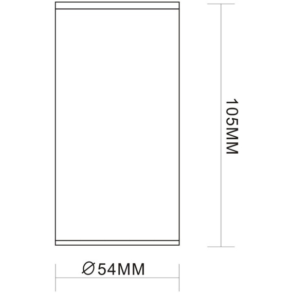 ST111.507.01 Светильник потолочный Белый GU10 1*50W  D54xH105 220V Без ламп Накладные светильники
