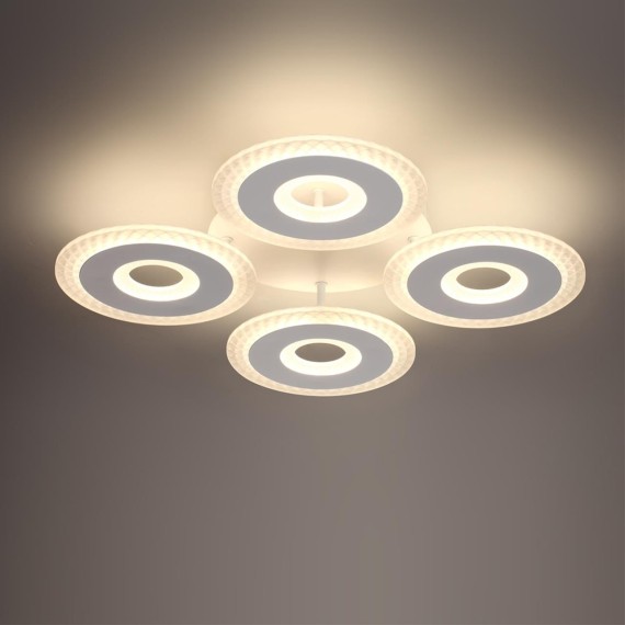 8016/70CL Потолочный светильник Lumion LEDIO LED 70W Ra85 Lm5200 220V 3000-6000K VANDY