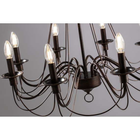 Люстра подвесная Freya FR2046-PL-08-BR Velia под лампы 8xE14 60W