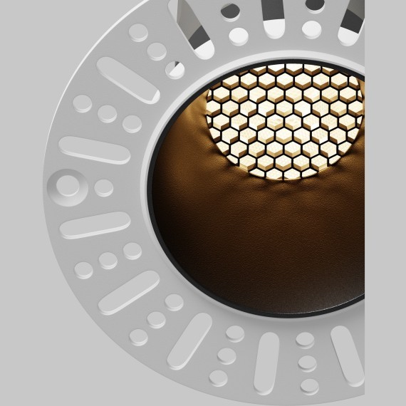 Встраиваемый светильник LED 3000K 890Lm Technical DL120-10W-3K-TRS-B