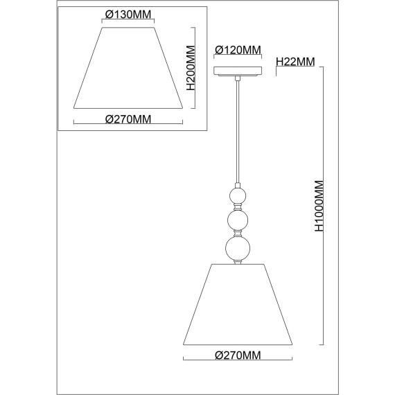 Светильник подвесной Stilfort 1042/09/01P серия Nifty