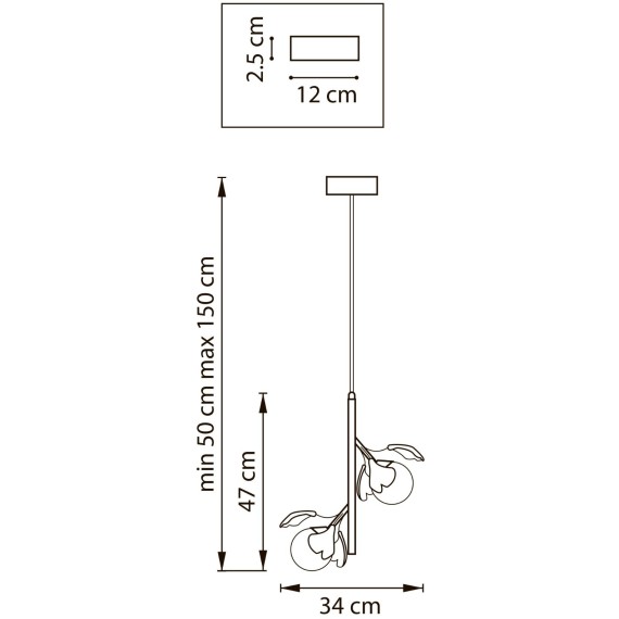 Подвес Ceramo BW Lightstar 799027