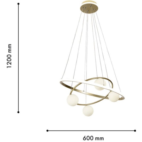 Подвесной светильник Orbium 4185-6P