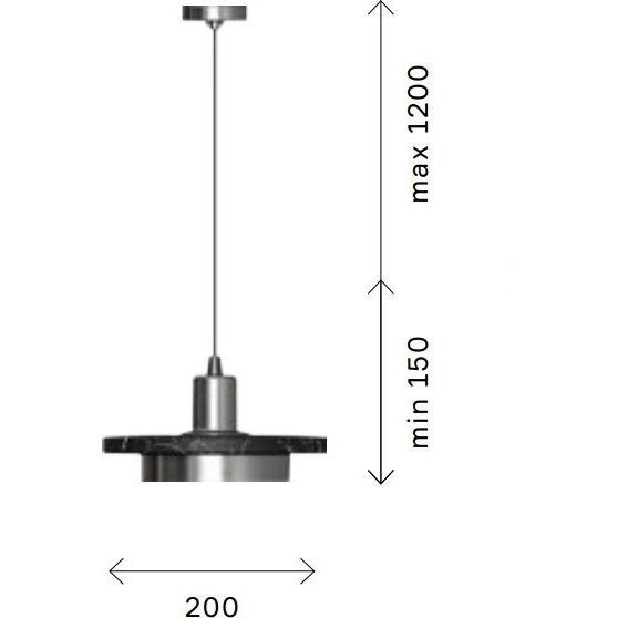 SL1212.403.01 Подвес ST-Luce Черный/Черный, Белый LED 1*12W 3000K OLTARNO