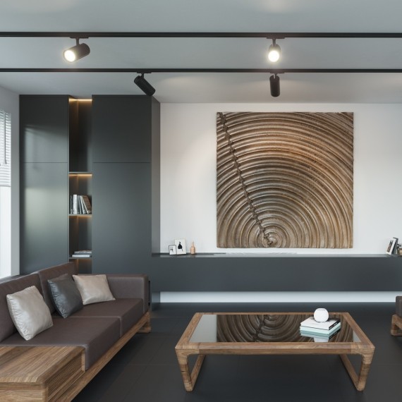 Трехжильный однофазный трековый светодиодный светильник Novotech SELENE 359154 1440лм 15Вт