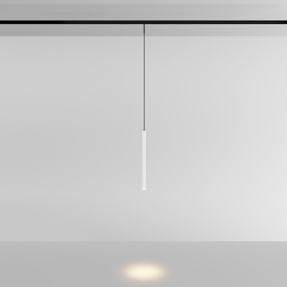 TR191-1-3W4K-M-BW Ультратонкий трековый магнитный светодиодный светильник Maytoni Levity CRI90+ 4000К 100Лм 36° 3Вт