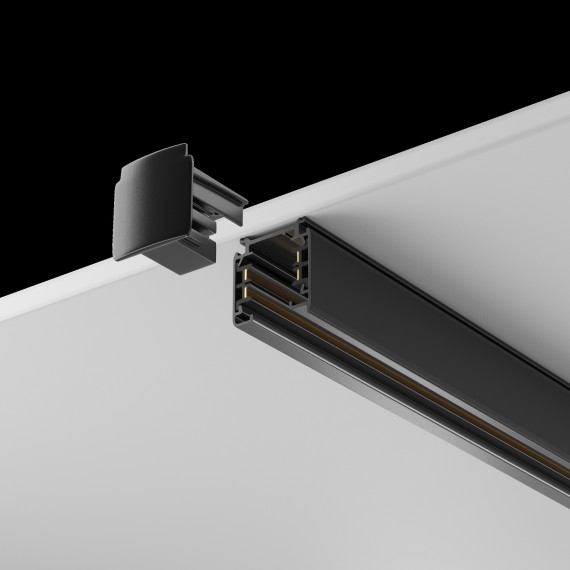 1м черный трехфазный шинопровод Maytoni Trinity TRX005-311B