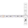 A2406012-01-RGB4K Светодиодная лента 24В 14,4Вт/м RGB+4000К CRI 90+ 10мм SMD5050 60шт/м 5м IP20