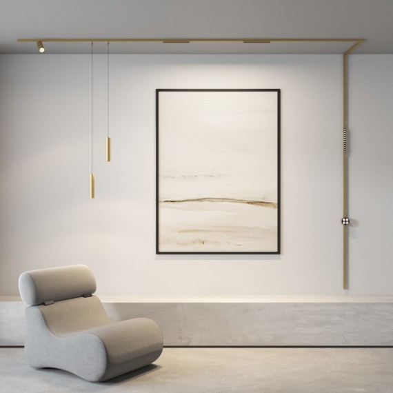 DK5741-SB Трековый магнитный светодиодный светильник Denkirs Shine 48V CRI90+ 3000К 770Лм 36° 10Вт