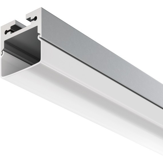 Алюминиевый профиль подвесной -накладной 20x20 ALM-2020B-S-2M