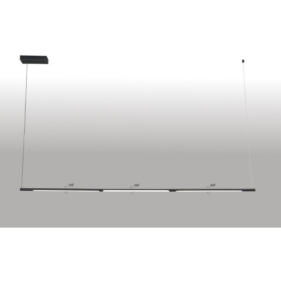 Светильник подвесной Crystal Lux LARGO SP33W L1770 BLACK