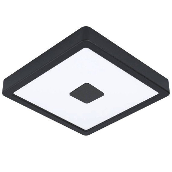 900283 EGLO IPHIAS 2 Светодиодный настенно-потолочный светильник 17Вт 2000Лм 3000К IP44, сталь черный/пластик белый