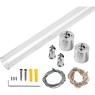 Комплект подвесного гориз крепежа двойной Profiled круглого силикон профиль с PVC трубкой Profiled Lightstar 442893